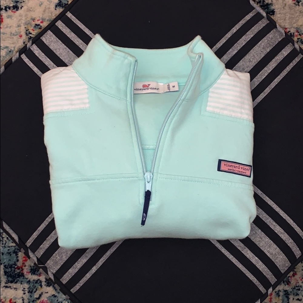 Vineyard Vines mint sheep shirt